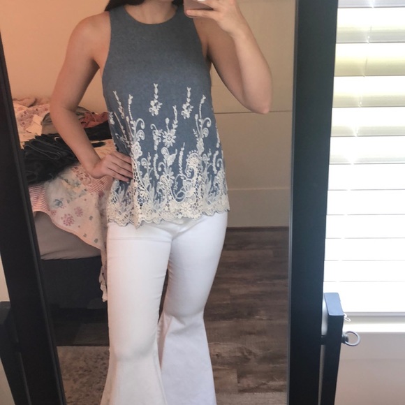 Boutique linen dressy top - Picture 3 of 4